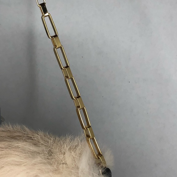 Retro Hoss Intropia Crossbody Handbag Vintage Leather Fur Bag Purse - Picture 5 of 13